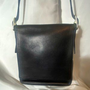 VINTAGE COACH Legacy Crossbody in Black Leather